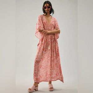Anthropologie Rujuta Sheth Floral Kaftan